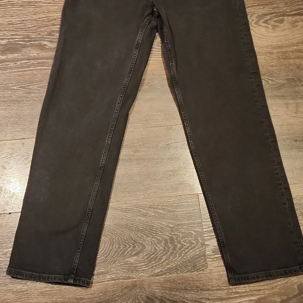 ❤️ BANANA REPUBLIC AUTHENTIC STRAIGHT LEG JEANS, BLACK, 32